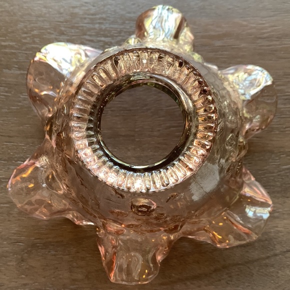 Vintage Fenton Lavender Cabbage Rose Fairy Lamp Shade - Picture 4 of 7